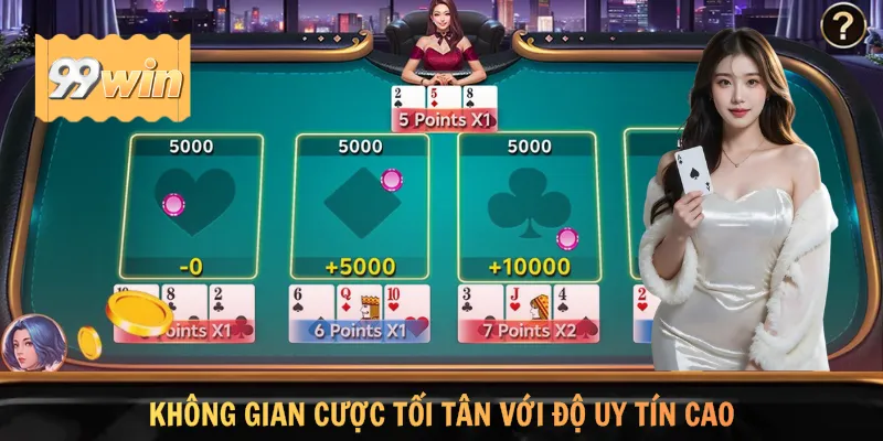 Không gian cược tối tân với độ uy tín cao