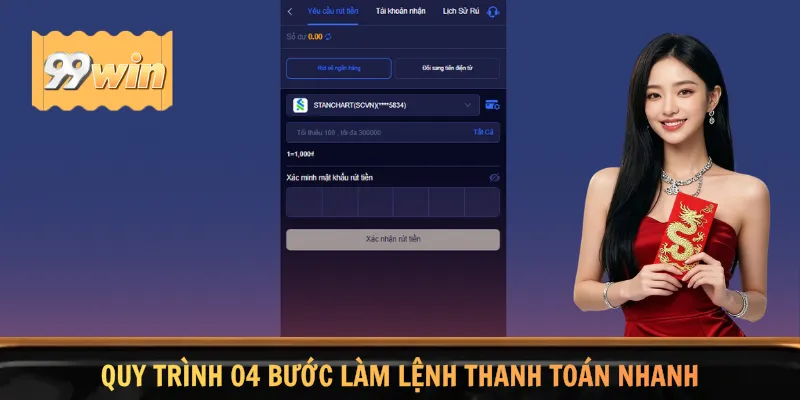Quy trình 04 bước làm lệnh thanh toán nhanh